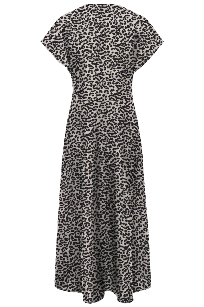 ONLNOVA LIFE VIS MOLLIE LONG DRESS 15317842 MOCHA MERINGUE/LEO